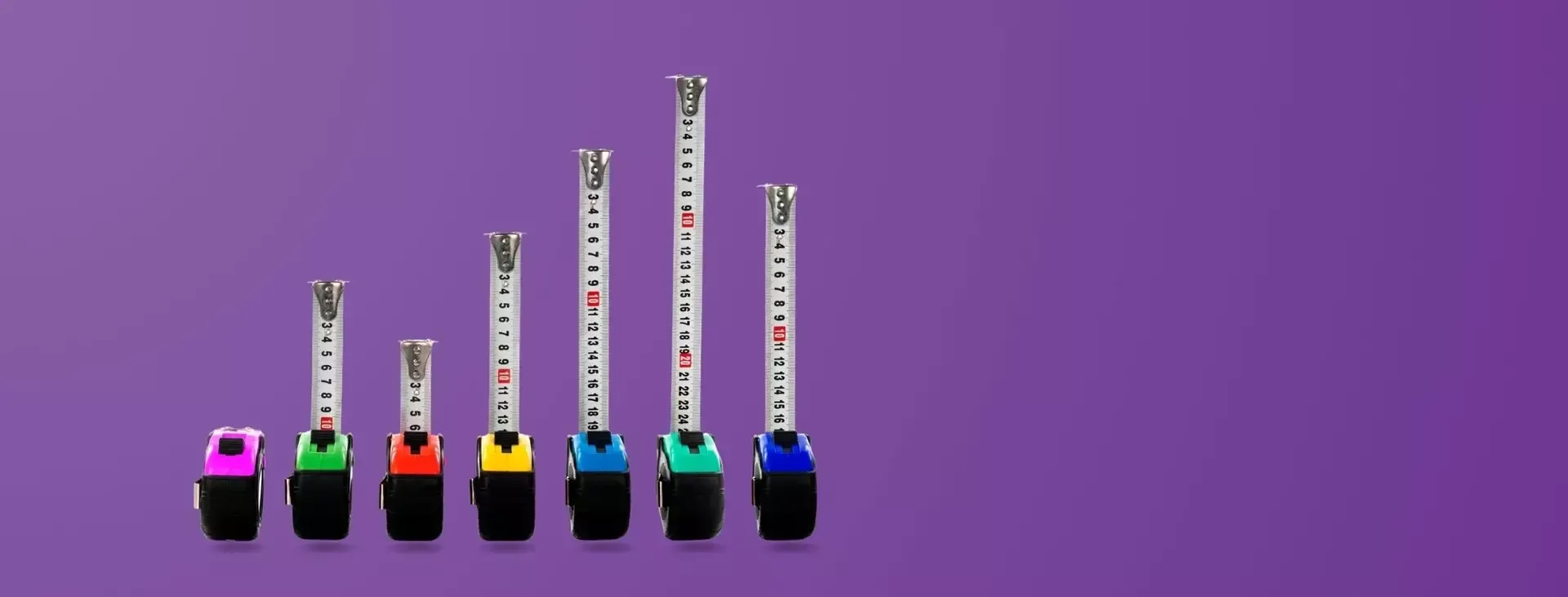 tap measures making a bar chart