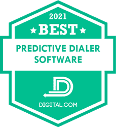 Badge for Best Predictive Dialer Software_Digital Reviews press release