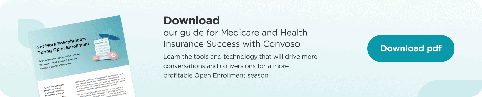 Download Pdf: Our guide for madicare & health insurance sucess with convoso.