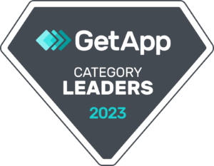Convoso GetApp Category Leader badge for Auto Dialer Software