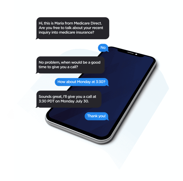 IVA SMS Conversation